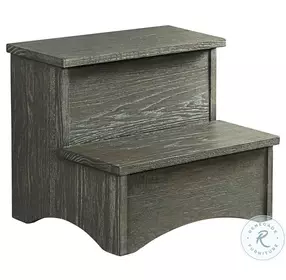 Oak Park Brushed Pewter Step Stool