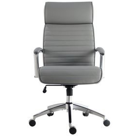 DC 602 SFGR Softy Gray Upholstered Tall Desk Chair