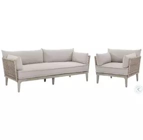 Catalonia Beige Performance Fabric Outdoor Conversation Set
