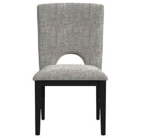 Salem Gray Upholstered Dining Side Chair Set of 2