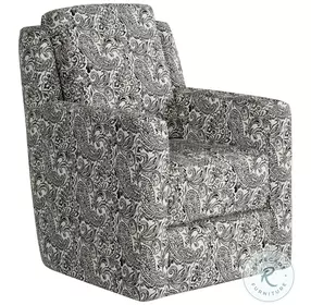 Diva Charleston Caviar 33" Wide Swivel Glider