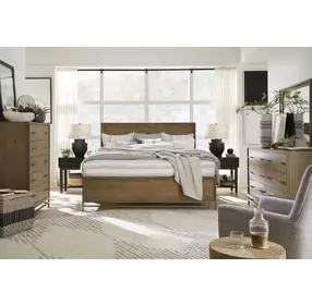 Lindon Belgian Coffee Bean Panel Bedroom Set