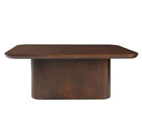 Hunter Brown Rectangular Coffee Table
