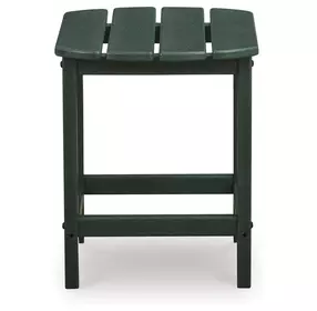 Sundown Treasure Green Outdoor Rectangular End Table