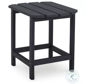 Sundown Treasure Black Outdoor End Table