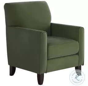 Bella Green Forrest Straight Arm Accent Chair