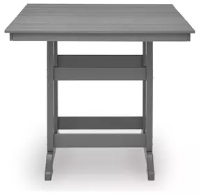 Ross Cove Dark Gray 42" Square Outdoor Counter Height Dining Table