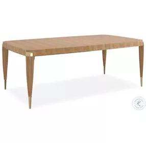 All Trimmed Out Toasted Sycamore Extendable Dining Table