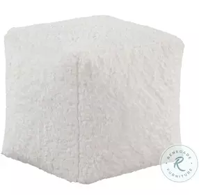 Celina Off White Pouf