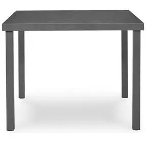 Point Bonita Gray 38" Square Outdoor Dining Table