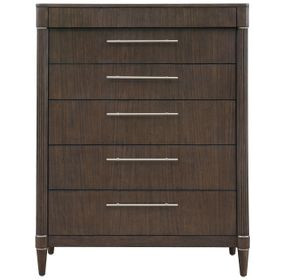 Oakridge Medley Piano Brown 6 Drawer Chest