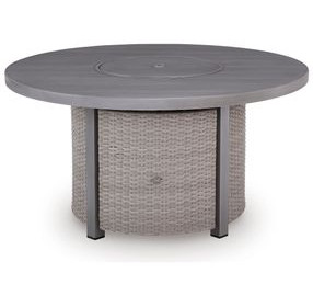 Dillon Beach Gray 48" Round Outdoor Fire Pit Table