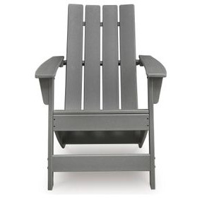 Lone View Bay Gray Outdoor Adirondack Chair