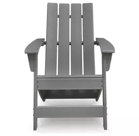 Lone View Bay Gray Outdoor Adirondack Chair