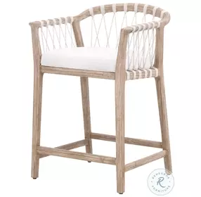 Pacific LiveSmart Peyton Pearl Counter Height Stool