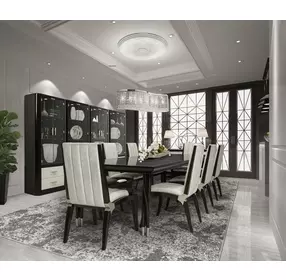 Paris Chic Espresso Dining Room Set