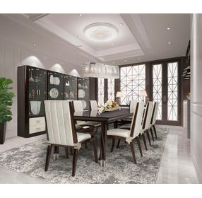 Paris Chic Espresso Dining Room Set