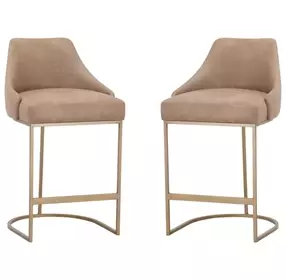 Parissa Ivanhoe Toast Counter Height Stool Set of 2
