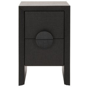 Parker Black Square Small Side Table