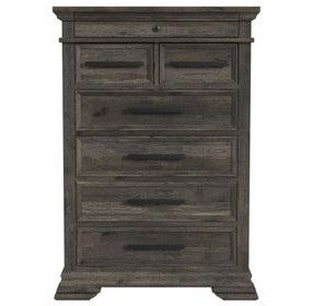 Hyde Charcoal 6 Drawer Chest
