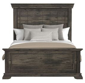 Hyde Charcoal Queen Panel Bed