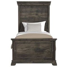 Hyde Charcoal Twin Panel Bed