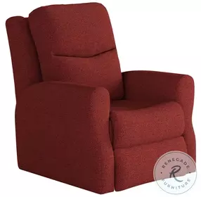 Fame Glam Squad Garnet Swivel Rocker Recliner