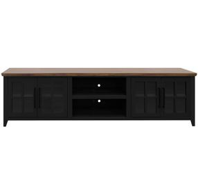 Providence Black and Bourbon 96" TV Stand