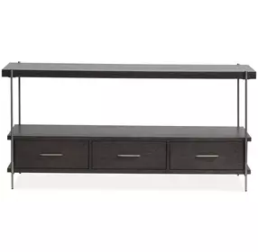 Spencer Dark Briarsmoke Rectangular Sofa Table