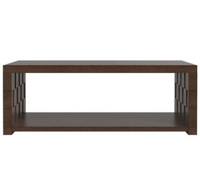 Verge Handcrafted Walnut Rectangular Cocktail Table
