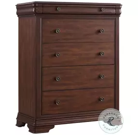 Stark Cherry 5 Drawer Chest