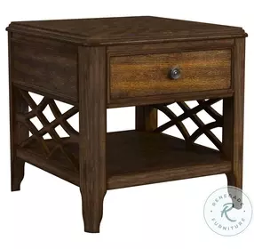 Stark Cherry End Table