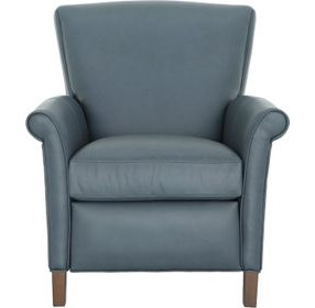 Phoebe Santa Fe Ocean Leather Push Thru The Arms Recliner
