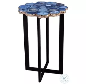 Azul Blue Accent Table