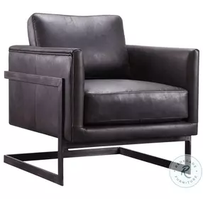 Luxley Black Club Chair