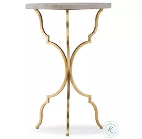 5540-50001-GLD Gold Round Martini Table