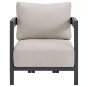 Fresca Beige Outdoor Upholstered Chair Set of 2