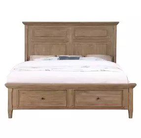 Riverdale Brown Storage King Panel Bed