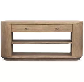 Westvale Chateau Brown Oval Sofa Table