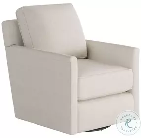 Truth or Dare Salt Off White Swivel Glider Chair