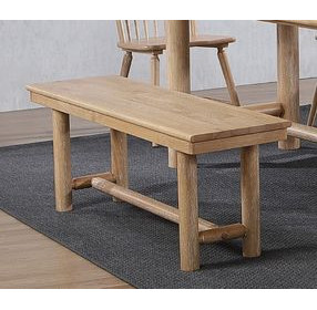 Pocono Manor Natural Dining Bench
