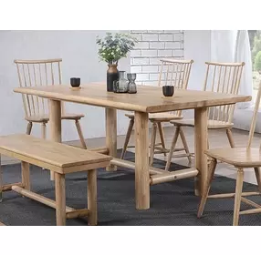 Pocono Manor Natural 72" Rectangular Dining Table