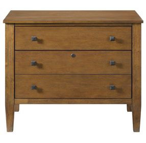 Beth Brown Oak File Cabinet