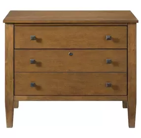 Beth Brown Oak File Cabinet