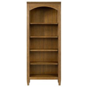 Beth Brown Oak Open Bookcase