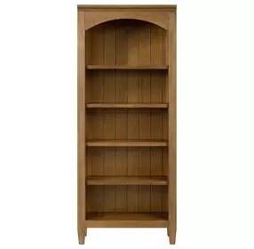 Beth Brown Oak Open Bookcase