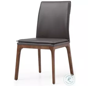 Portland Gray And Walnut Dining Chair Set of 2