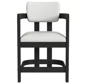 Canal White Upholstered Counter Height Stool Set of 2