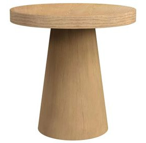 Canal Natural Round End Table