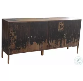 Artists Black Faded Sideboard